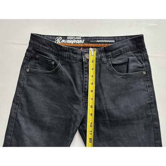 Rawaie jeans men size 32x30 dark wash  jeans zip and button closure - Picture 8 of 15